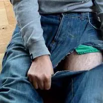 jeans and Diesel boxers cut off
